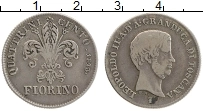 Продать Монеты Тоскана 1 фиорино 1859 Серебро