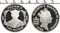 Продать Монеты Гернси 2 фунта 1988 Медно-никель