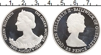 Продать Монеты Гернси 25 пенсов 1980 Серебро