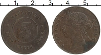 Продать Монеты Маврикий 5 центов 1897 Медь