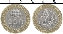 Продать Монеты Португалия 200 эскудо 1997 Биметалл