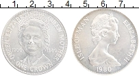 Продать Монеты Остров Мэн 1 крона 1980 Серебро