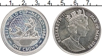 Продать Монеты Остров Мэн 1 крона 1986 Медно-никель