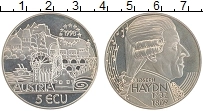 Продать Монеты Австрия 5 экю 1998 Медно-никель