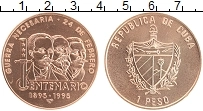 Продать Монеты Куба 1 песо 1995 Медь