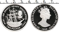 Продать Монеты Фолклендские острова 2 фунта 1999 Серебро