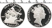 Продать Монеты Соломоновы острова 5 долларов 1999 Серебро