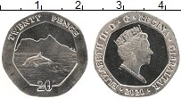 Продать Монеты Гибралтар 20 пенсов 2020 Медно-никель