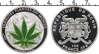 Продать Монеты Бенин 100 франков 2010 Серебро