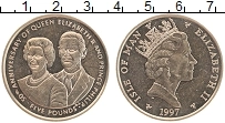 Продать Монеты Остров Мэн 5 фунтов 1997 Медно-никель