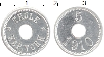 Продать Монеты Гренландия 5 эре 1910 Алюминий