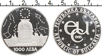Продать Монеты Болгария 1000 лев 1995 Серебро