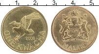 Продать Монеты Малави 1 квача 2004 Латунь