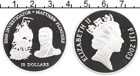 Продать Монеты Фиджи 10 долларов 2003 Серебро