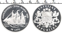 Продать Монеты Латвия 10 лат 1995 Серебро
