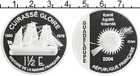 Продать Монеты Гваделупа 1 1/2 евро 2004 Серебро