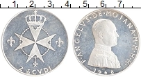 Продать Монеты Мальтийский орден 2 скуди 1968 Серебро