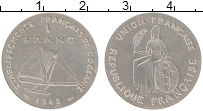 Продать Монеты Океания 1 франк 1948 Медно-никель