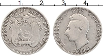 Продать Монеты Эквадор 2/10 сукре 1895 Серебро