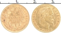 Продать Монеты Франция 5 франков 1864 Золото