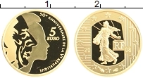 Продать Монеты Франция 5 евро 2008 Золото