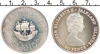 Продать Монеты Фолклендские острова 50 пенсов 1983 Серебро