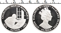 Продать Монеты Фолклендские острова 50 пенсов 2005 Серебро