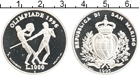 Продать Монеты Сан-Марино 1000 лир 1996 Серебро
