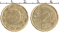 Продать Монеты Бельгия 20 евроцентов 2010 Латунь