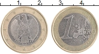 Продать Монеты ФРГ 1 евро 2002 Биметалл