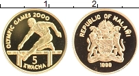 Продать Монеты Малави 5 квач 1989 Золото