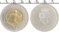 Продать Монеты Андорра 20 динерс 1998 Серебро