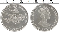 Продать Монеты Фолклендские острова 2 фунта 1998 Медно-никель