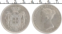 Продать Монеты Португалия 1000 рейс 1845 Серебро