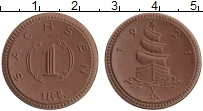 Продать Монеты Саксония 1 марка 1921 Фарфор