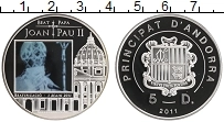 Продать Монеты Андорра 5 динерс 2011 Серебро