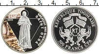 Продать Монеты Того 500 франков 2011 Серебро