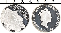 Продать Монеты Остров Святой Елены 5 фунтов 2013 Серебро