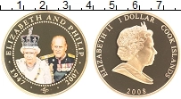 Продать Монеты Острова Кука 1 доллар 2008 Позолота