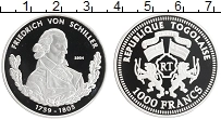 Продать Монеты Того 1000 франков 2004 Серебро