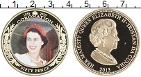 Продать Монеты Тристан-да-Кунья 50 пенсов 2013 Позолота