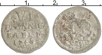 Продать Монеты Ангальт-Бернбург 6 пфеннигов 1758 Серебро