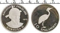 Продать Монеты Свазиленд 10 эмалингени 1975 Серебро