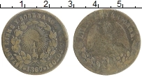 Продать Монеты Мексика 1/4 реала 1867 Медь