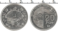 Продать Монеты Полинезия 20 франков 2021 Медно-никель