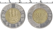 Продать Монеты Полинезия 200 франков 2021 Биметалл