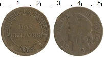 Продать Монеты Чили 2 сентаво 1883 Медь