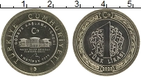Продать Монеты Турция 1 лира 2023 Биметалл