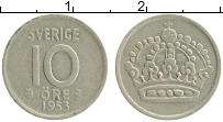 Продать Монеты Швеция 10 эре 1953 Медно-никель