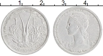 Продать Монеты Западная Африка 1 франк 1948 Алюминий